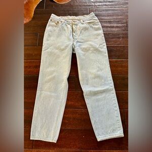Vintage 90’s/Y2K Levi's 501 Light Wash Denim Blue Jeans - Made in USA